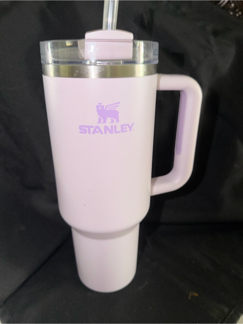 Stanley Lavender Insulated Mug with Handle and Straw